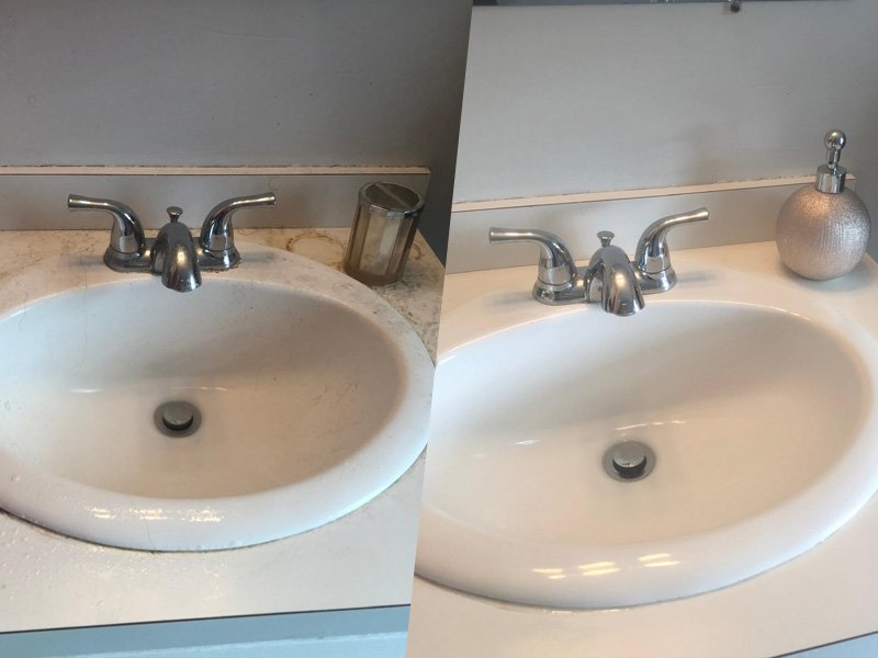 Bathroom after cleaning